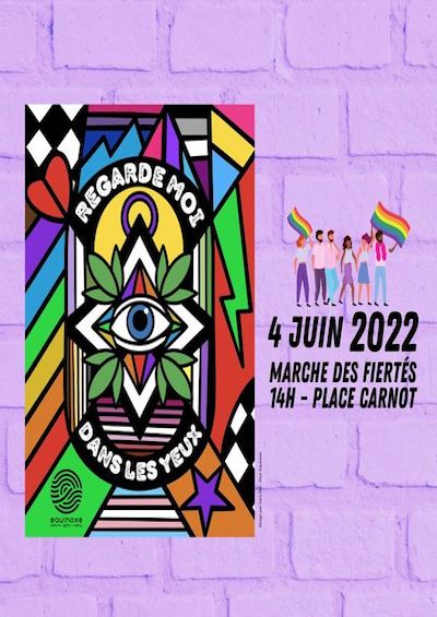 Affiche Marche des Fiertés Nancy 2022