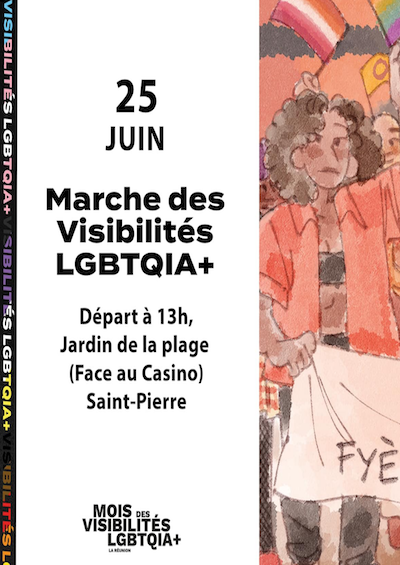 Marche des Visibilites LGBTQIA+ Saint-Pierre (Réunion) 2022