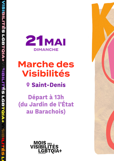 affiche marche des visibilités saint denis 21/5/2023